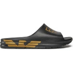 Klapki plażowe męskie EA7 Emporio Armani XBP008-XK337-M700 czarne BLACK+GOLD