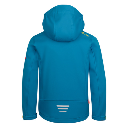 Kurtka softshell dziecięca dla chłopca/dziewczynki Trollkids Kids Trollfjord Jacket atlantic blue/ginger (161-197)