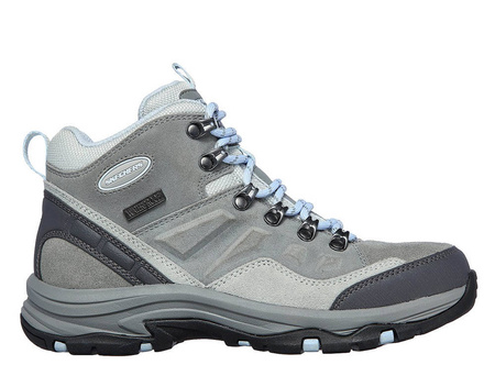 Wyprzedaż - Buty hikingowe damskie Skechers Relaxed Fit Trego Rocky Mountain RM turystyczne (158258-GRY)