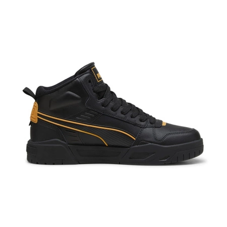 Sneakersy męskie Puma RBD Tech Mid tenisówki sportowe wysokie za kostkę czarne (396148-01)