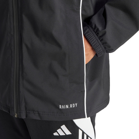 Kurtka męska adidas Tiro 24 Rain czarno-biała (IJ7390)