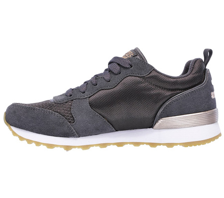 Wyprzedaż - Sneakersy damskie Skechers OG 85 Gold'n Gurl buty sportowe retro grafitowe (111-CCL)