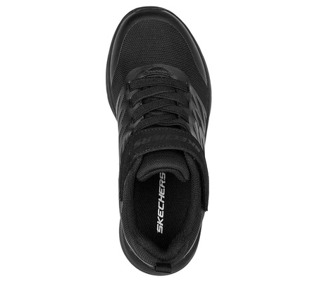 Wyprzedaż - Buty sportowe dziecięce Skechers Microspec Texlor sneakersy czarne (403770L-BBK)