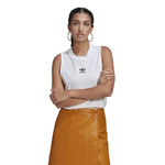 Wyprzedaż - Tank top damski adidas Originals TANK bawełniany na ramiączkach biały (GN2888)