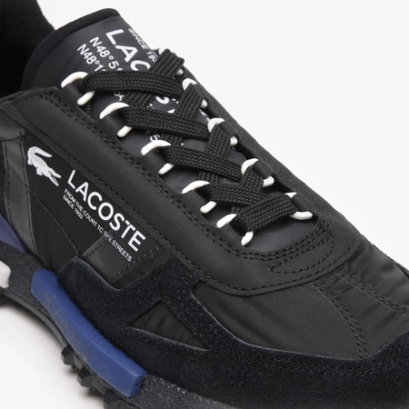 Sneakersy męskie Lacoste Elite Active buty sportowe treningowe czarne (746SMA0123075)