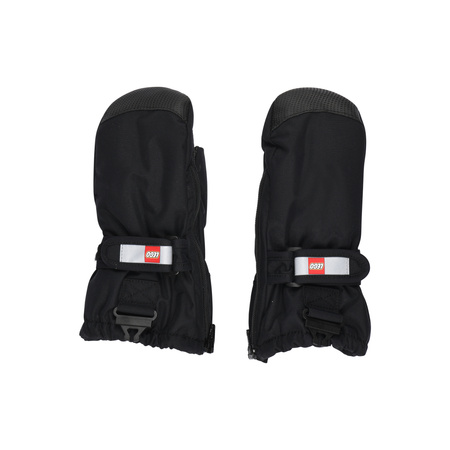 Wyprzedaż - Rękawice zimowe młodzieżowe/dziecięce Lego Wear Kid's Aripo 703 czarne (22871-995)