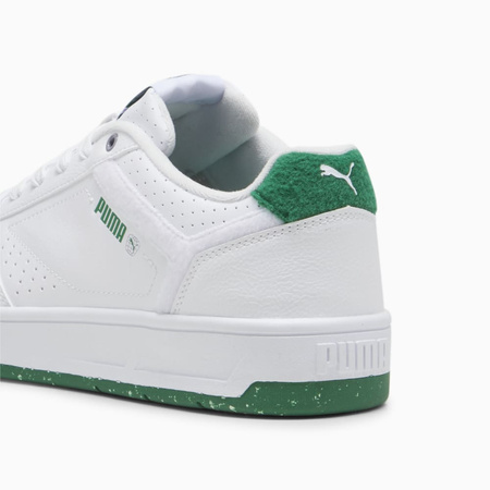 Wyprzedaż - Buty sportowe męskie Puma Court Classic Better White Archive z eko-skóry białe (395088-01)