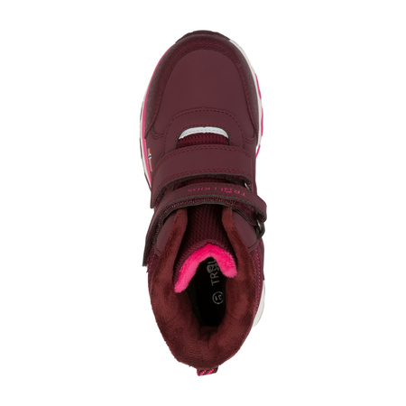 Buty zimowe Trollkids Kids Hafjell Winter Boots dla dziewczynki/chłopca wodoodporne fioletowe (264-419)