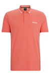 Koszulka Polo męska BOSS Paule Open Red slim fit czerwona (50512789-646)