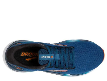 Buty do biegania męskie Brooks Glycerin 21 M sportowe treningowe niebieskie (1104191D474)