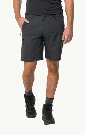 Wyprzedaż - Spodenki trekkingowe męskie Jack Wolfskin Active Track Shorts Men phantom czarne (1503791_6350)