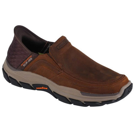 Skechers Slip-Ins Respected - Elgin 204810-CDB Brązowe 39 5 (204810-CDB)