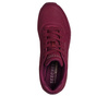 Buty sportowe damskie Skechers Uno Stand On Air sneakersy do kostki bordowe (73690-PLUM)