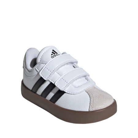 Buty dla dzieci adidas VL Court 3.0 Skateboarding biało-szare (ID9157)