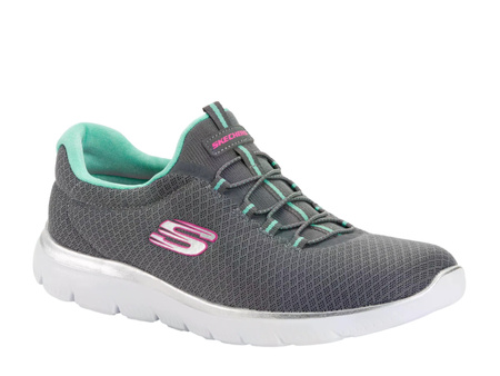 Buty sportowe damskie Skechers Summits sneakersy szare (12980-CCGR)