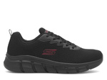 Buty sportowe męskie Skechers BOBS B FLEX CHILL EDGE memory-foam czarny (118106BBK)