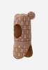 Wyprzedaż - Kominiarka Reima Balaclava Kuuraan Cinnamon brown Toddler z wełny merynosów brązowa (5300214A-1491)