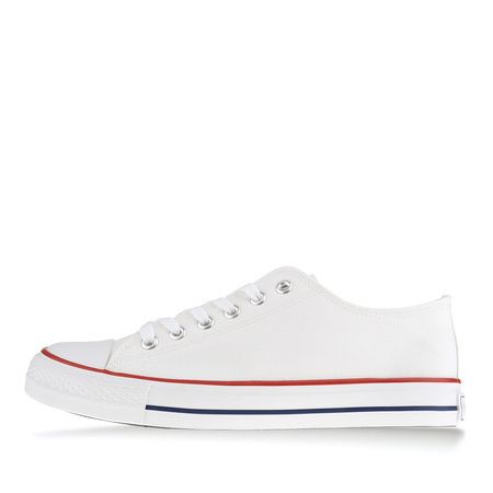 Trampki męskie Monotox NORRIS LOW M WHITE Biały (M-FT-01WHITE)