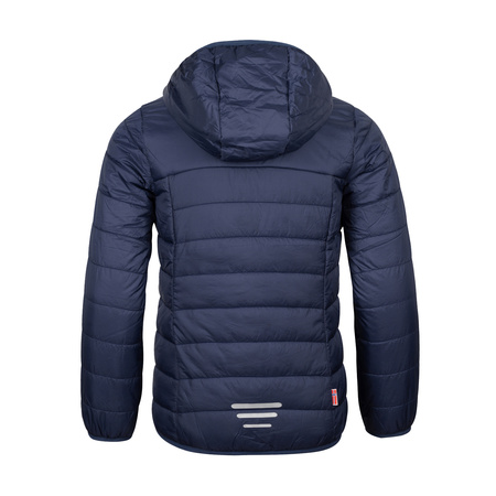 Kurtka ultralekka przejściowa dziecięca dla dziewczynki Trollkids Girls Eikefjord Jacket navy/fireberry (464-183)