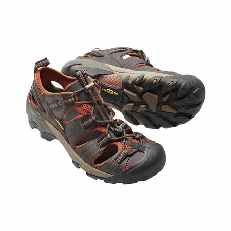 Buty trekkingowe męskie Keen Arroyo II Black Olive/Bombay Brown sandały wentylowane (KE-1008419)