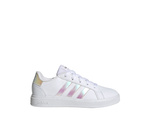 Sneakersy dla dziewczynki adidas GRAND COURT 2.0 K FTWWHT/IRIDES/FTWWHT białe (GY2326)