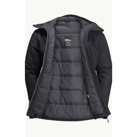 Kurtka zimowa męska Jack Wolfskin WISPER INS JKT M black Texapore Fiber Insulated (1111723_6000)