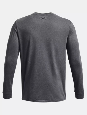 Longsleeve sportowy męski Under Armour Sportstyle Left Chest koszulka z długim rękawem szara (1329585-012)