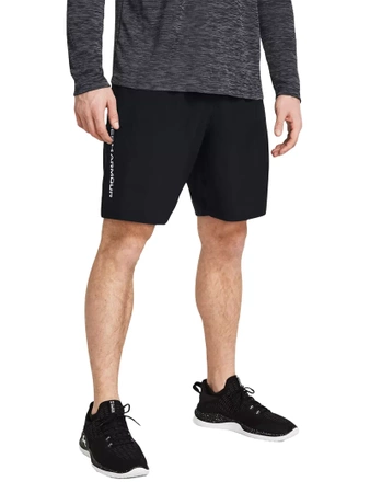 Spodenki sportowe męskie Under Armour UA Woven Wordmark czarne (57970/1383356-001)