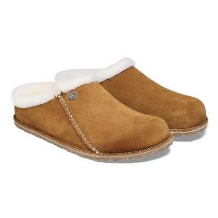 Klapki Birkenstock Zermatt Premium Shearling LEVE Mink LAF wąska (1023145)