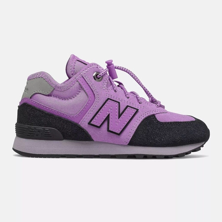 Wyprzedaż - Buty sportowe dziecięce New Balance sneakersy dla dzieci fioletowe (PV574HXG)