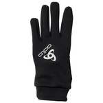 Rękawiczki zimowe unisex Odlo Gloves full finger STRETCHFLEECE LINER E kompatybilne z ekranem dotykowym sportowe czarne (762700/15000)