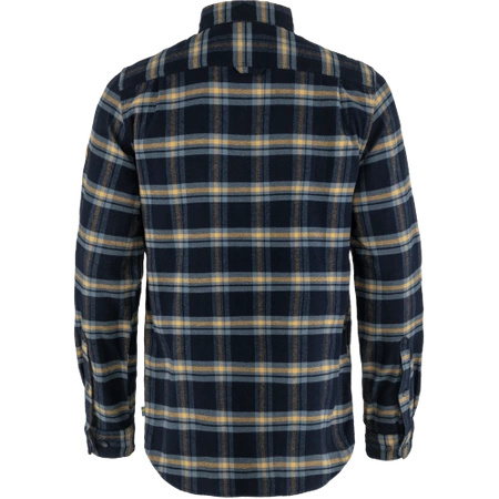 Koszula z długim rękawem męska Fjällräven Övik Heavy Flannel Shirt M Dark Navy-Buckwheat Brown (F82978-555-232)