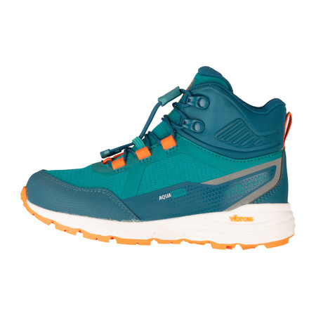 Buty Trollkids Skarvan Hiker Mid XT Waterproof zielony morski/zielony lagunowy/zachód słońca na Saharze