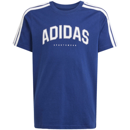 Koszulka dla dzieci adidas Codes Collegiate Graphic Tee granatowa (JL6138)