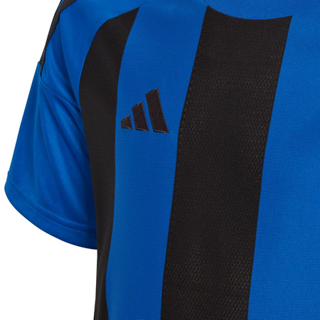 Koszulka dla dzieci adidas Striped 24 Jersey niebiesko-czarna (IW2136)