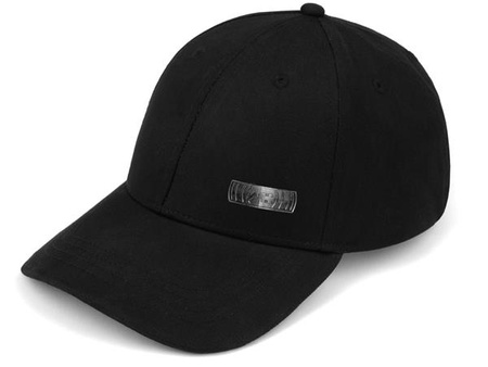 Metalowa czapka unisex z logo Monotox w kolorze czarnym (MX22036)