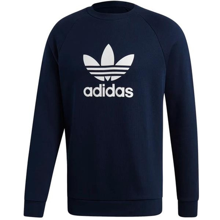 Męska bluza Adidas Originals TREFOIL CREW w kolorze niebieskim (ED5948)