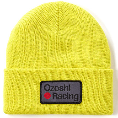 Czapka Ozoshi Heiko Cuffed Beanie limonka (OWH20CFB004)