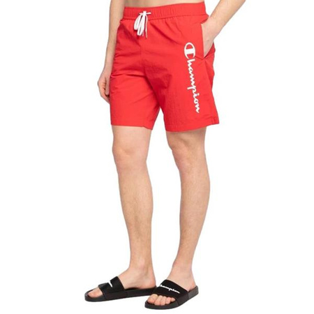 Spodenki sportowe męskie Champion Legacy Beachshort czerwone (216069RS005)