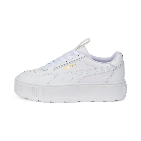 Sneakersy młodzieżowe/damskie Puma Carmen Level skórzane lifestylowe białe(387212-01)