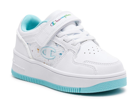 Buty unisex Champion REBOUND PLATFORM ABSTRACT G PS Biały (S32851WW011)