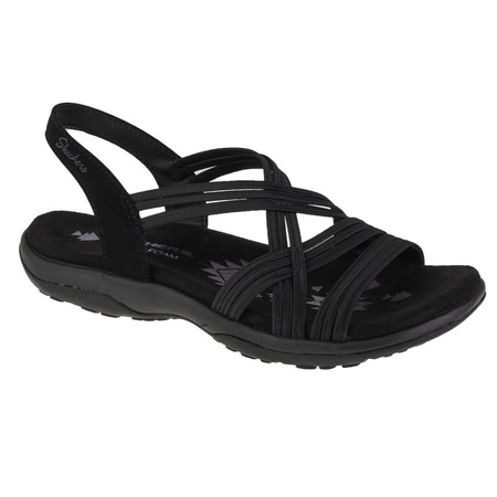 Skechers Reggae Slim Simply Stretch Sandals 163023-BLK Czarne 36 (163023-BLK)