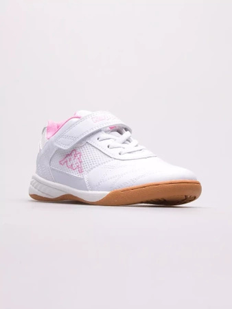 Buty sportowe dziewczęce Kappa Damba K sneakersy trampki dziecięce białe (260765K-1021)