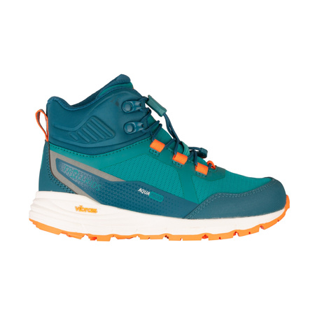 Buty Trollkids Skarvan Hiker Mid XT Waterproof zielony morski/zielony lagunowy/zachód słońca na Saharze