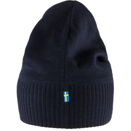 Czapka beanie Fjällräven Merino Lite Hat Dark Navy (F78013-555)