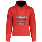 Bluza z kapturem męska Geographical Norway Gymclass EO DB MEN 100 czerwona (WU6618H/GNO/Red)