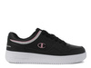 Buty sportowe damskie Champion Legacy REBOUND LOW sneakersy skóra eko czarne (S11469KK003)