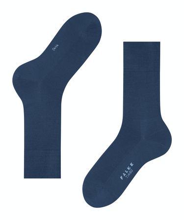 Wyprzedaż - Skarpety męskie bawełniane długie FALKE Tiago SO royal blue (14662-6000)