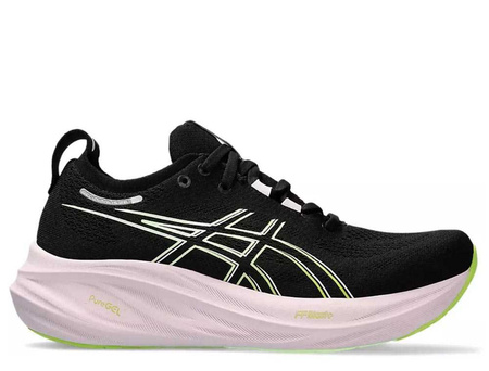 Buty do biegania Asics Gel-Nimbus 26 W treningowe wysoka przyczepność czarno-białe (1012B601-004)