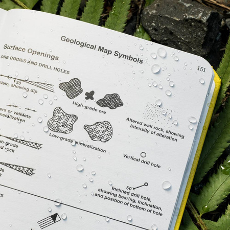 Rite in the Rain - Notes wodoodporny geologiczny - 540F (Żółty)